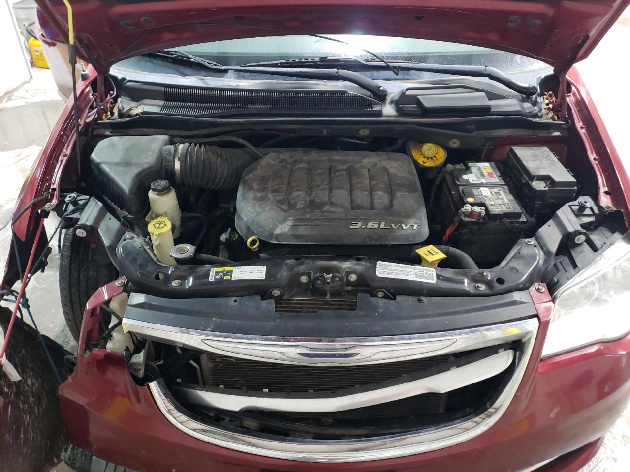 2014 Chrysler Town & Country VIN 2C4RC1BG9ER446644 Copart auction photo, front end damage thumbnail 12