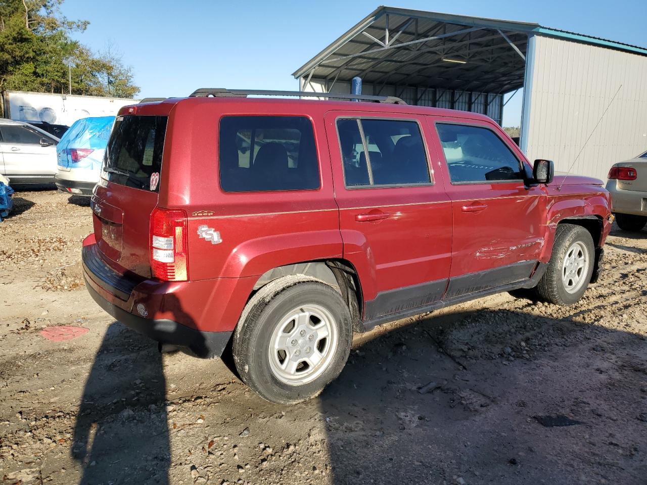 2017 Jeep Liberty (Patriot) VIN 1C4NJPBB7HD132087 Copart auction photo, front end damage thumbnail 3