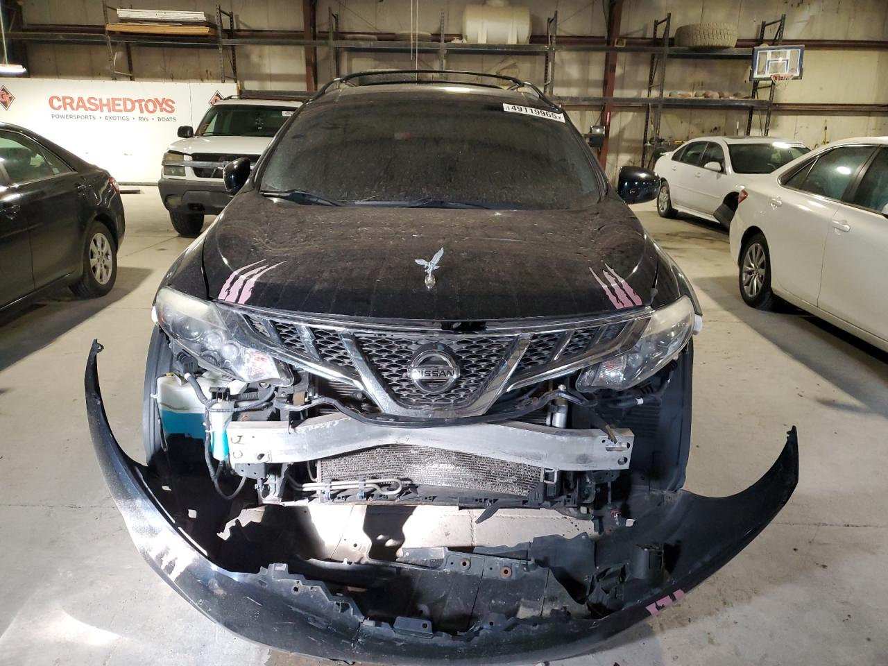 2012 Nissan Murano VIN JN8AZ1MW2CW230434 Copart auction photo, front end / minor dent/scratches damage thumbnail 5
