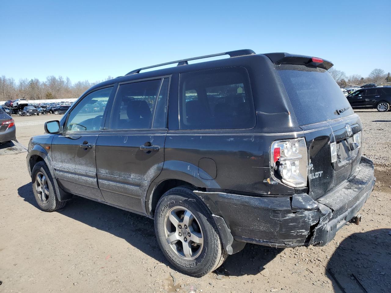 2008 Honda Pilot VIN 5FNYF28778B023450 Copart auction photo, rear end damage thumbnail 2