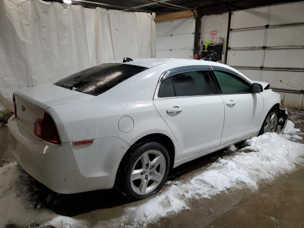2012 Chevrolet Malibu VIN 1G1ZB5E02CF279100 Copart auction photo, front end / side damage thumbnail 3