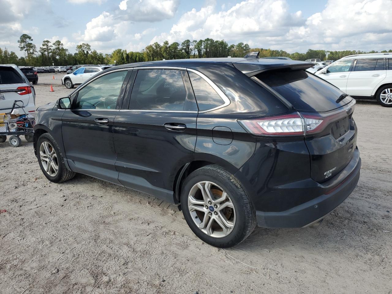 2018 Ford Edge VIN 2FMPK4K90JBB42453 Copart auction photo, front end damage thumbnail 2