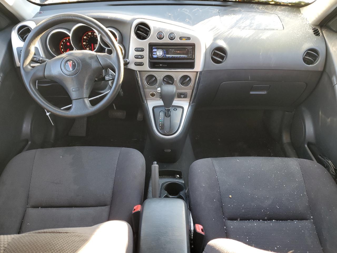 2005 Pontiac Vibe VIN 5Y2SL63805Z400292 Copart auction photo, top/roof / front end damage thumbnail 8