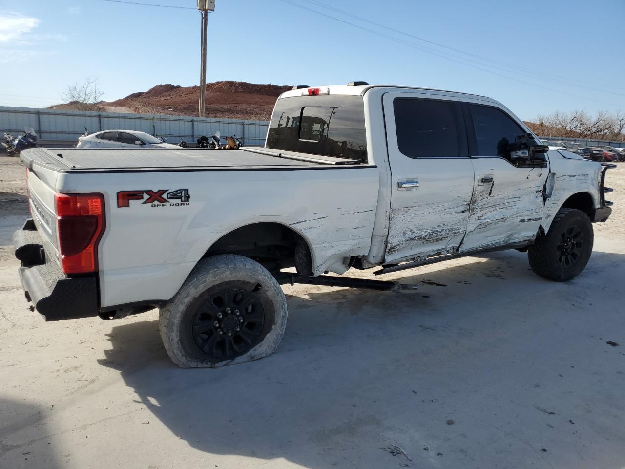 2020 Ford F250 VIN 1FT8W2BT2LED58387 Copart auction photo, side / undercarriage damage thumbnail 3