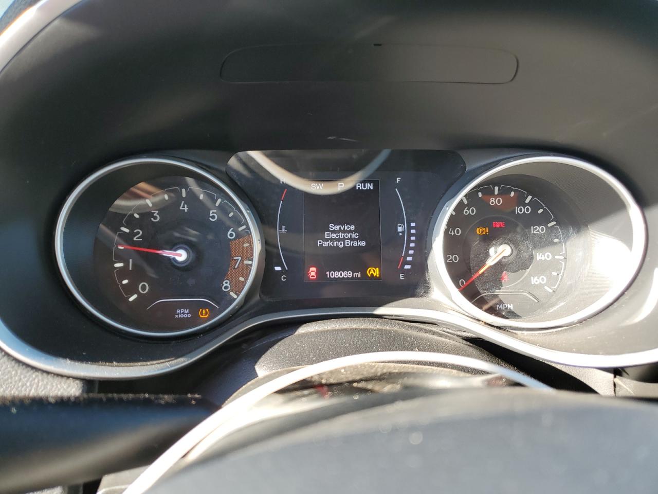2019 Jeep Compass VIN 3C4NJDBB2KT596887 Copart auction photo, undercarriage / rear end damage thumbnail 9