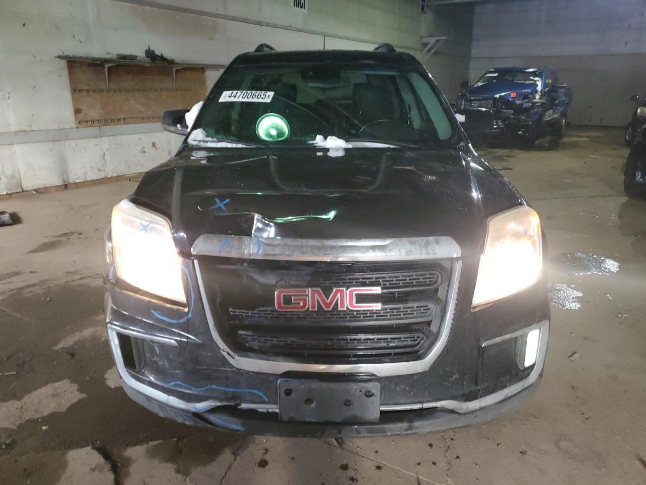 2016 GMC Terrain VIN 2GKFLNE3XG6142637 Copart auction photo, front end / side damage thumbnail 5