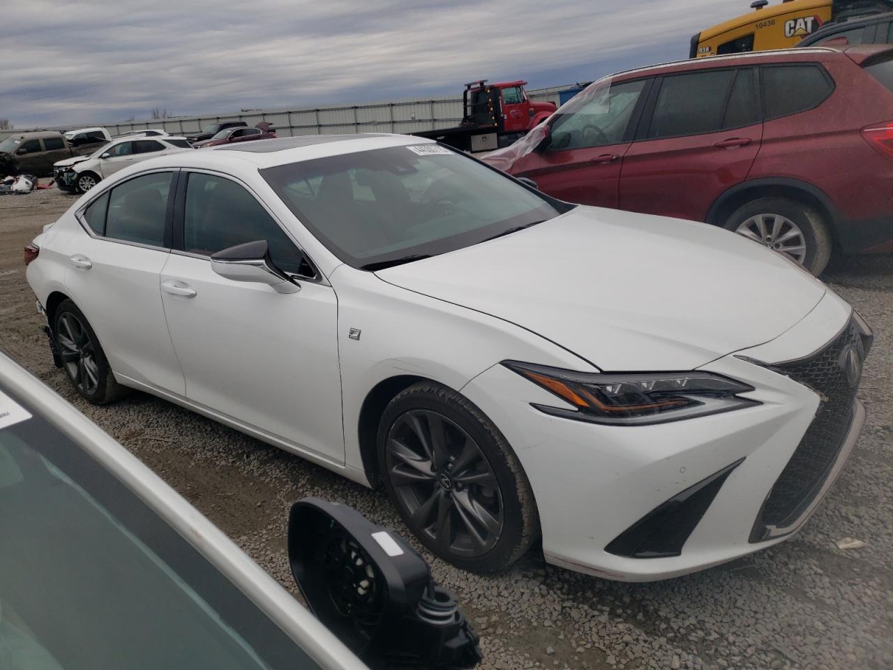 2021 Lexus ES VIN 58AG11D18MU002585 Copart auction photo, rear end / side damage thumbnail 4