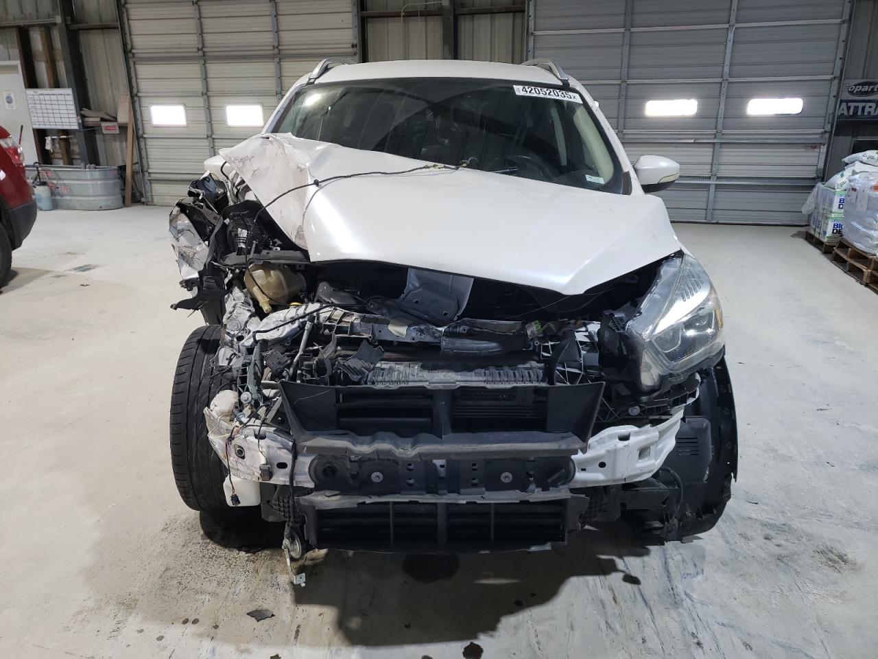 2017 Ford Escape VIN 1FMCU0J91HUB65876 Copart auction photo, front end / minor dent/scratches damage thumbnail 5