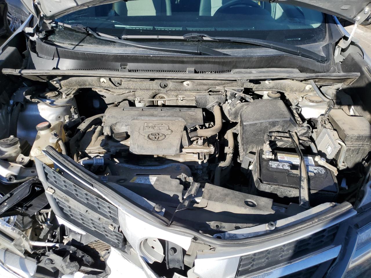 2015 Toyota RAV 4 VIN JTMBFREV7FJ041373 Copart auction photo, front end damage thumbnail 13