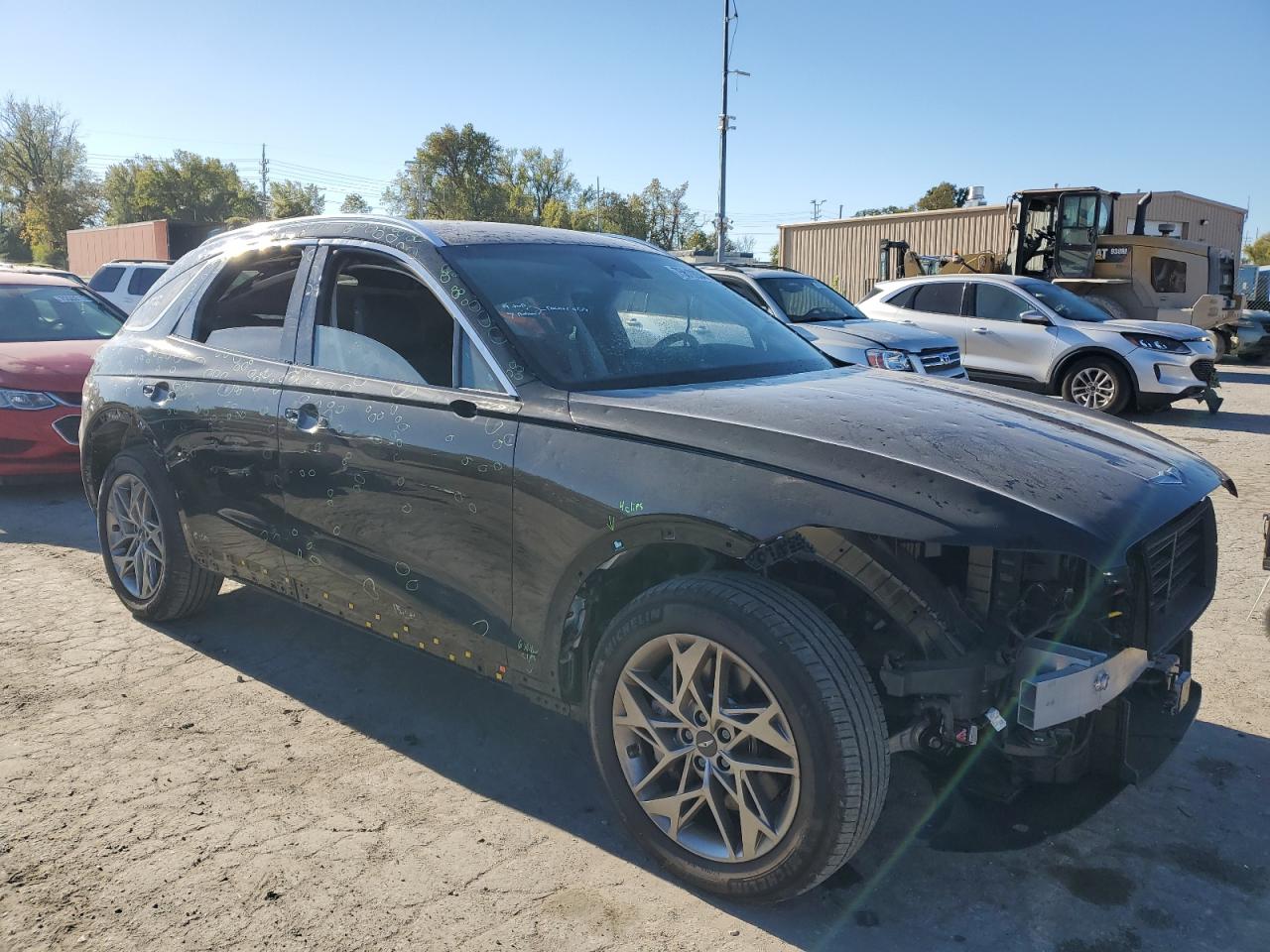 2023 Genesis Gv70 VIN KMUMADTB7PU116279 Copart auction photo, hail / front end damage thumbnail 4