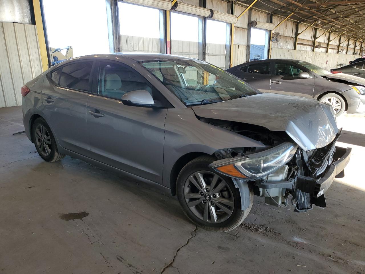 2017 Hyundai Elantra VIN 5NPD84LF5HH128086 Copart auction photo, front end damage thumbnail 4