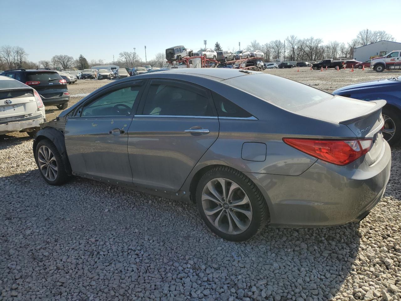 2013 Hyundai Sonata VIN 5NPEC4ABXDH680907 Copart auction photo, front end damage thumbnail 2