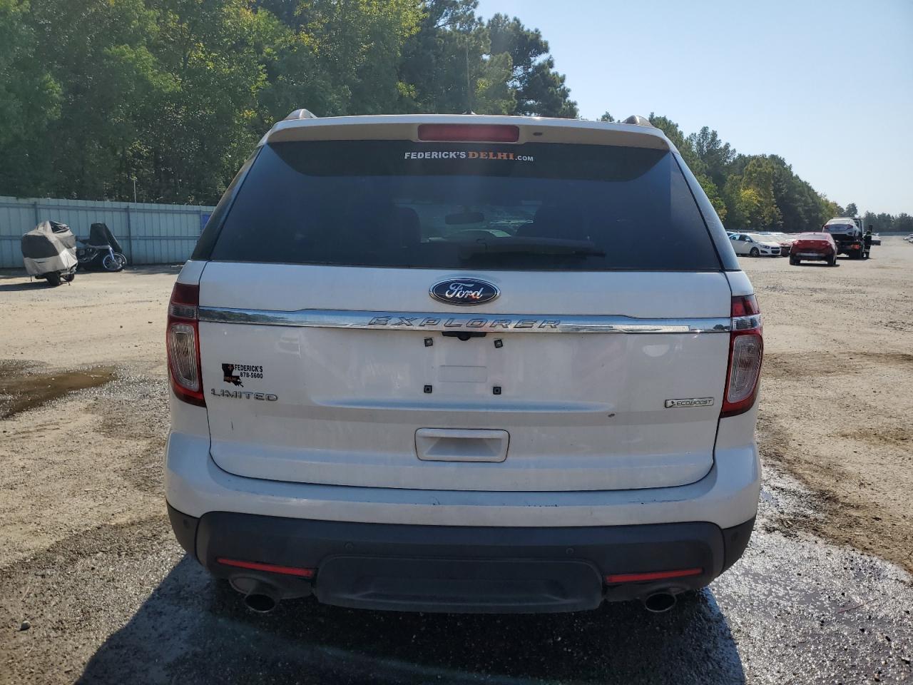 2013 Ford Explorer VIN 1FM5K7F9XDGC28062 Copart auction photo, front end / rear end damage thumbnail 6