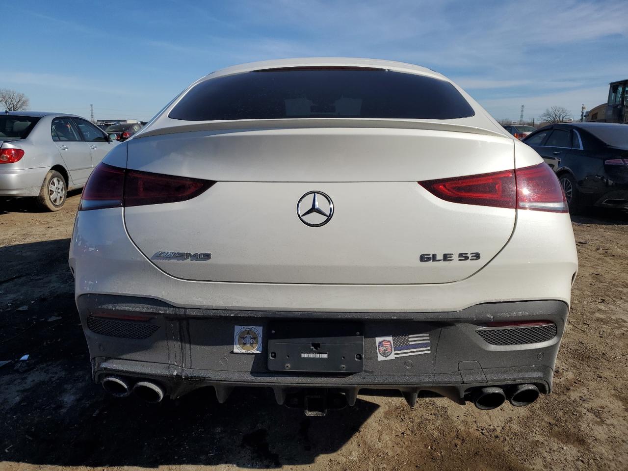2021 Mercedes-Benz GLE VIN 4JGFD6BB9MA234181 Copart auction photo, front end / side damage thumbnail 6