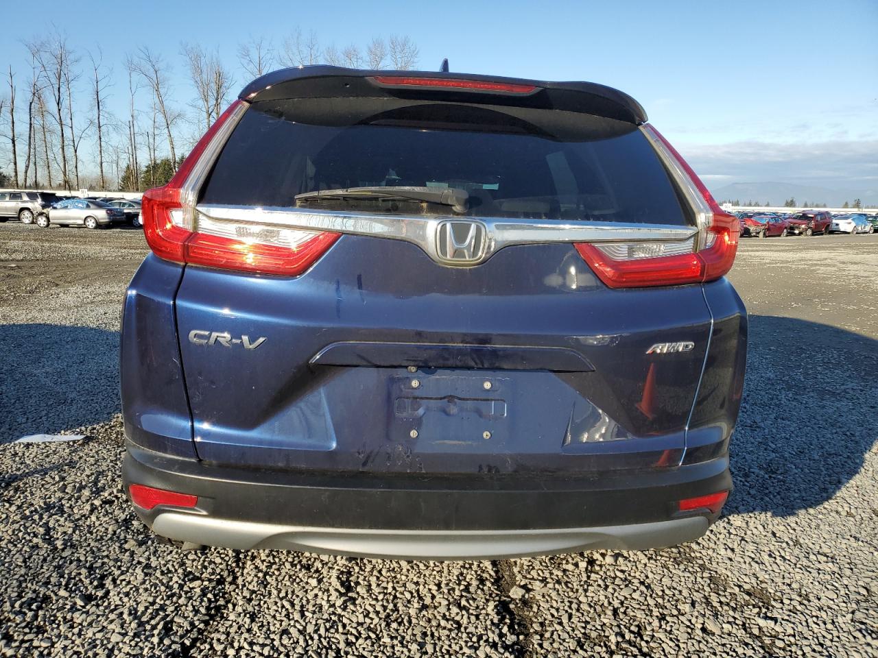 2018 Honda CR-V VIN 7FARW2H85JE015046 Copart auction photo, front end / side damage thumbnail 6