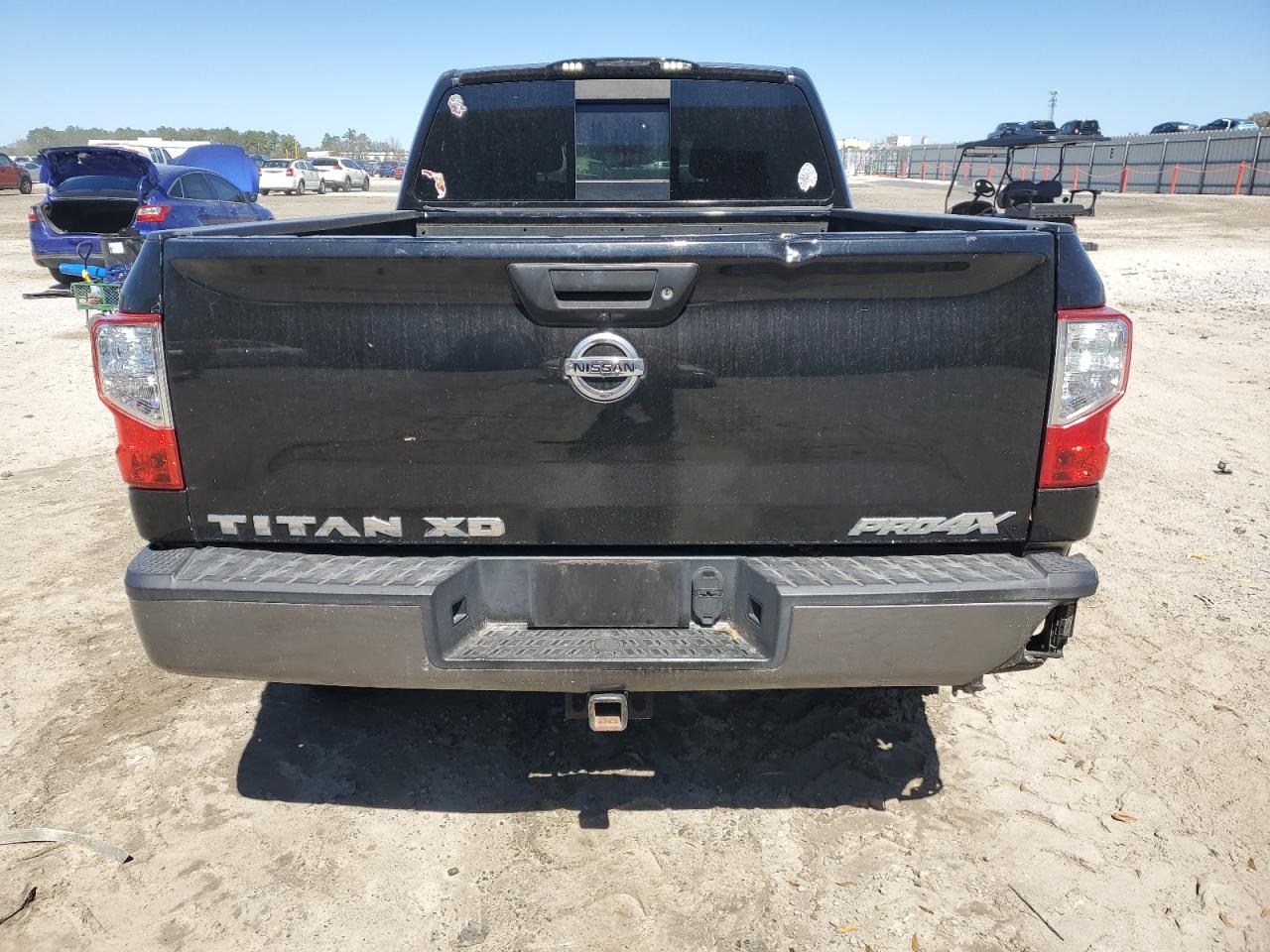 2017 Nissan Titan VIN 1N6BA1F45HN548187 Copart auction photo, rear end damage thumbnail 6