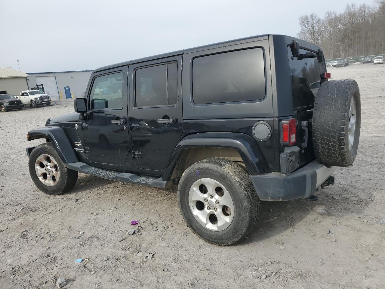 2013 Jeep Wrangler VIN 1C4BJWEG6DL643715 Copart auction photo, side / undercarriage damage thumbnail 2