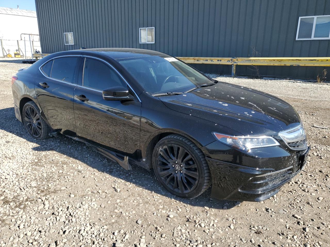 2017 Acura TLX VIN 19UUB3F56HA000091 Copart auction photo, side damage thumbnail 4
