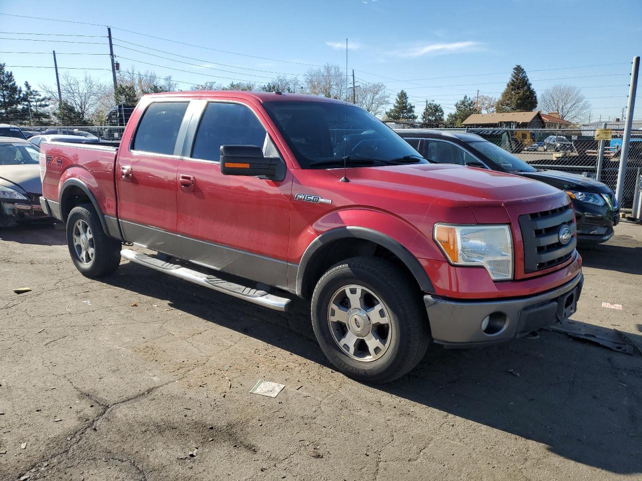 2009 Ford F-150 VIN 1FTPW14V99KA69537 Copart auction photo, hail damage thumbnail 4