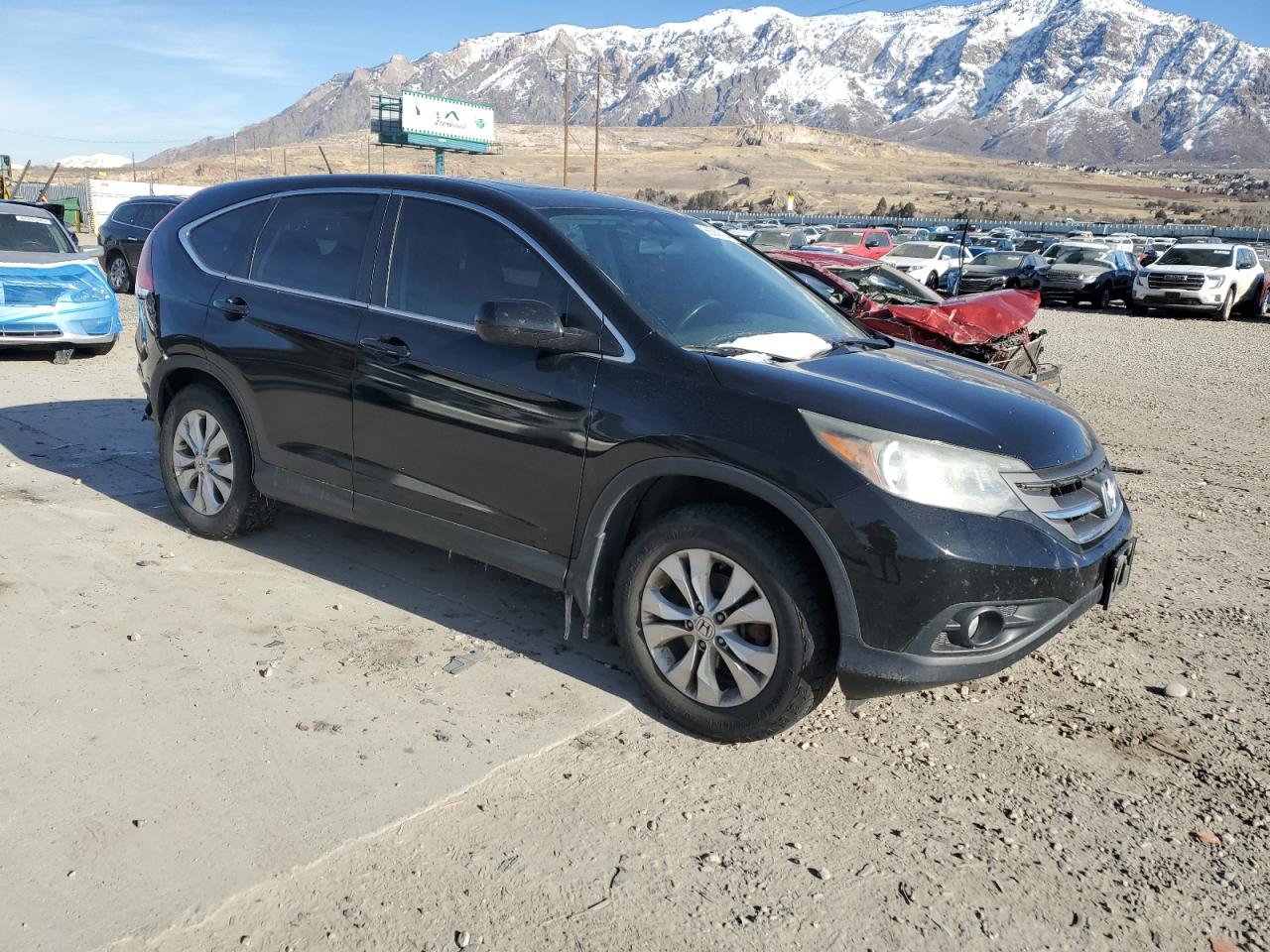 2013 Honda CR-V VIN 2HKRM4H55DH664449 Copart auction photo, rear end damage thumbnail 4