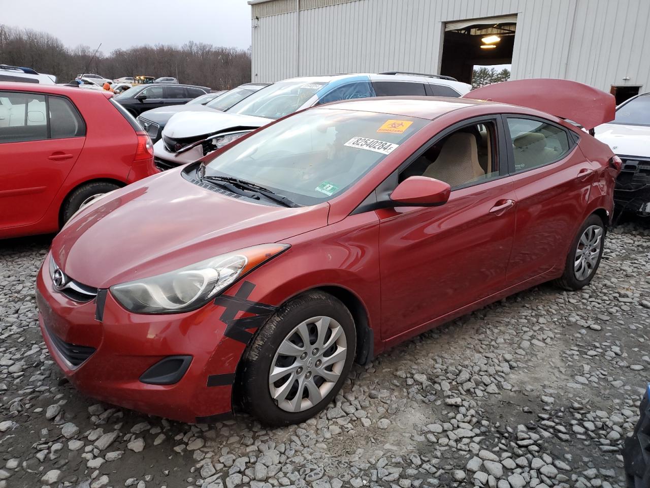 2013 Hyundai Elantra VIN KMHDH4AE4DU561016