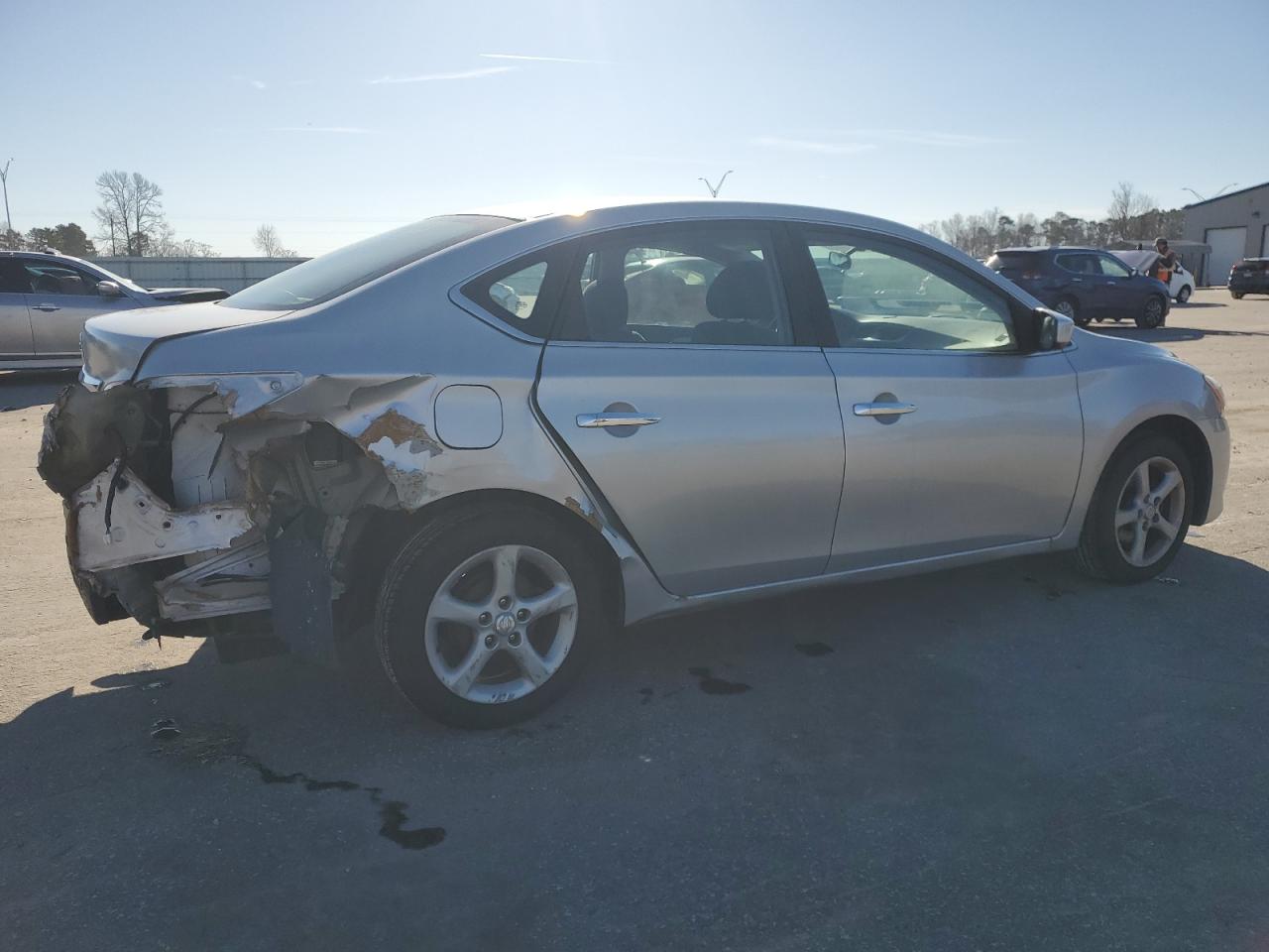 2013 Nissan Sentra VIN 3N1AB7AP9DL616231 Copart auction photo, rear end damage thumbnail 3