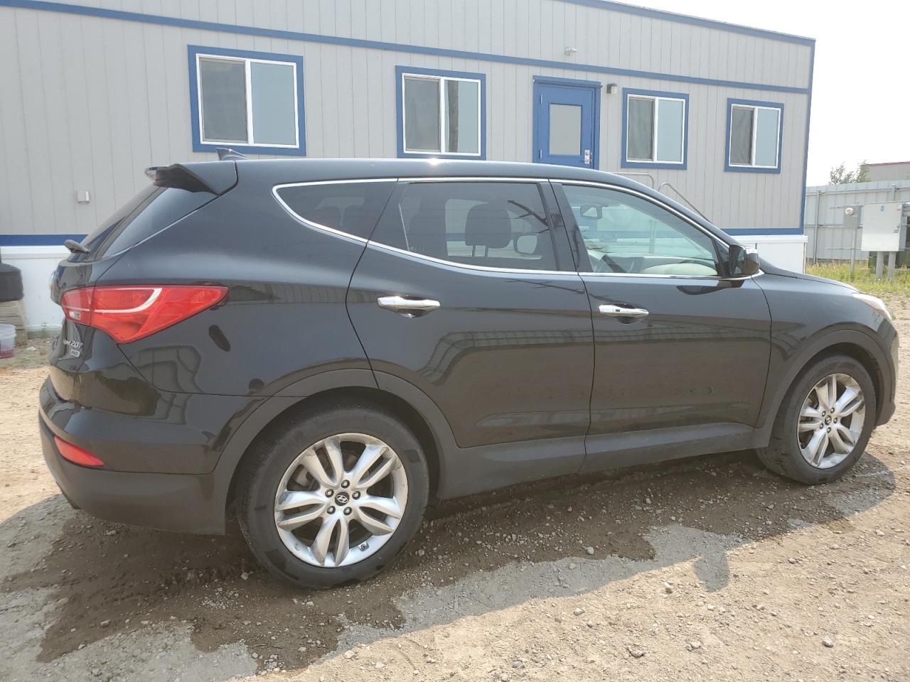 2013 Hyundai Santa Fe VIN 5XYZWDLA2DG067197 Copart auction photo, side / rear end damage thumbnail 3