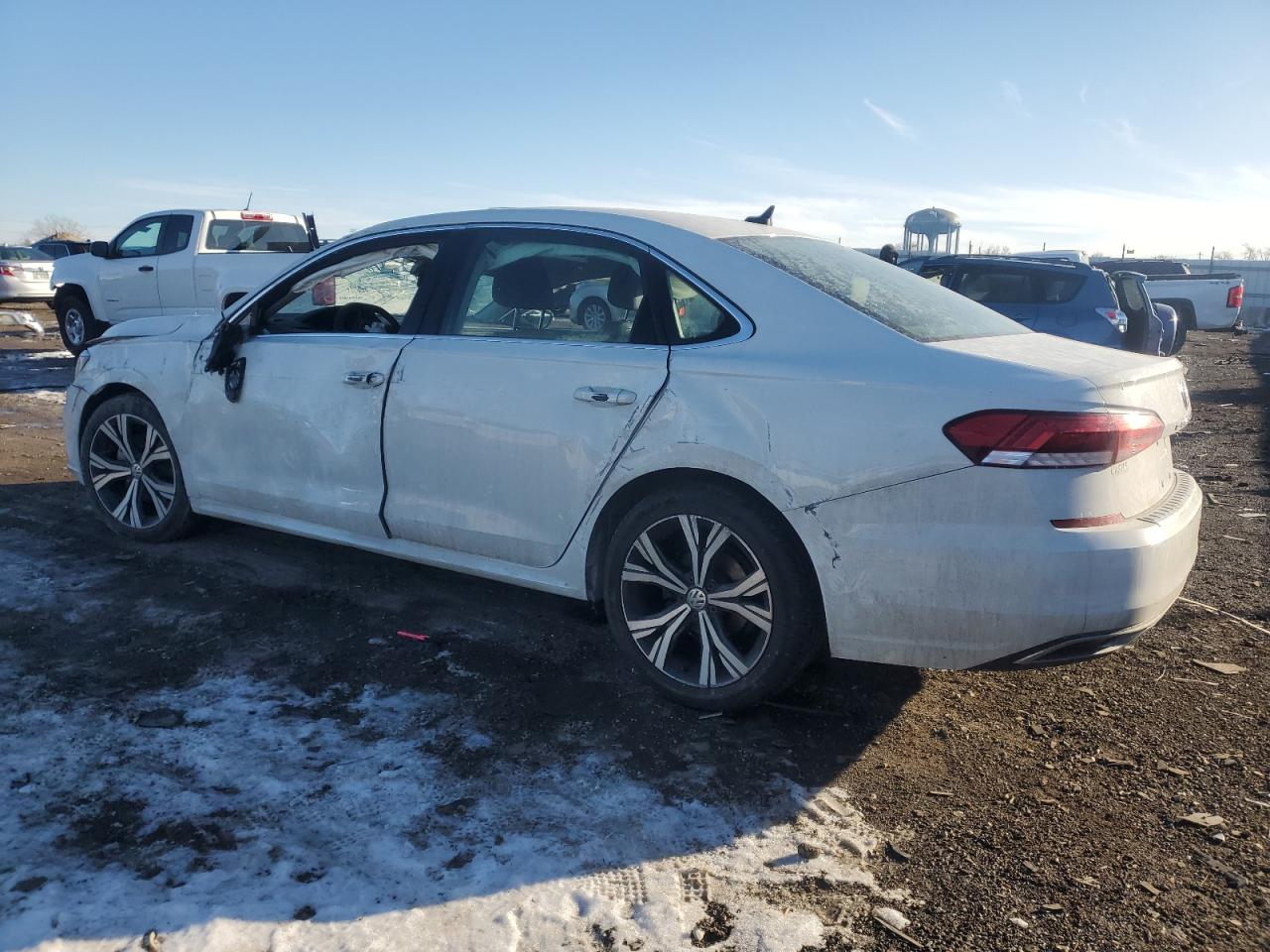 2021 Volkswagen Passat VIN 1VWSA7A39MC010387 Copart auction photo, rollover damage thumbnail 2
