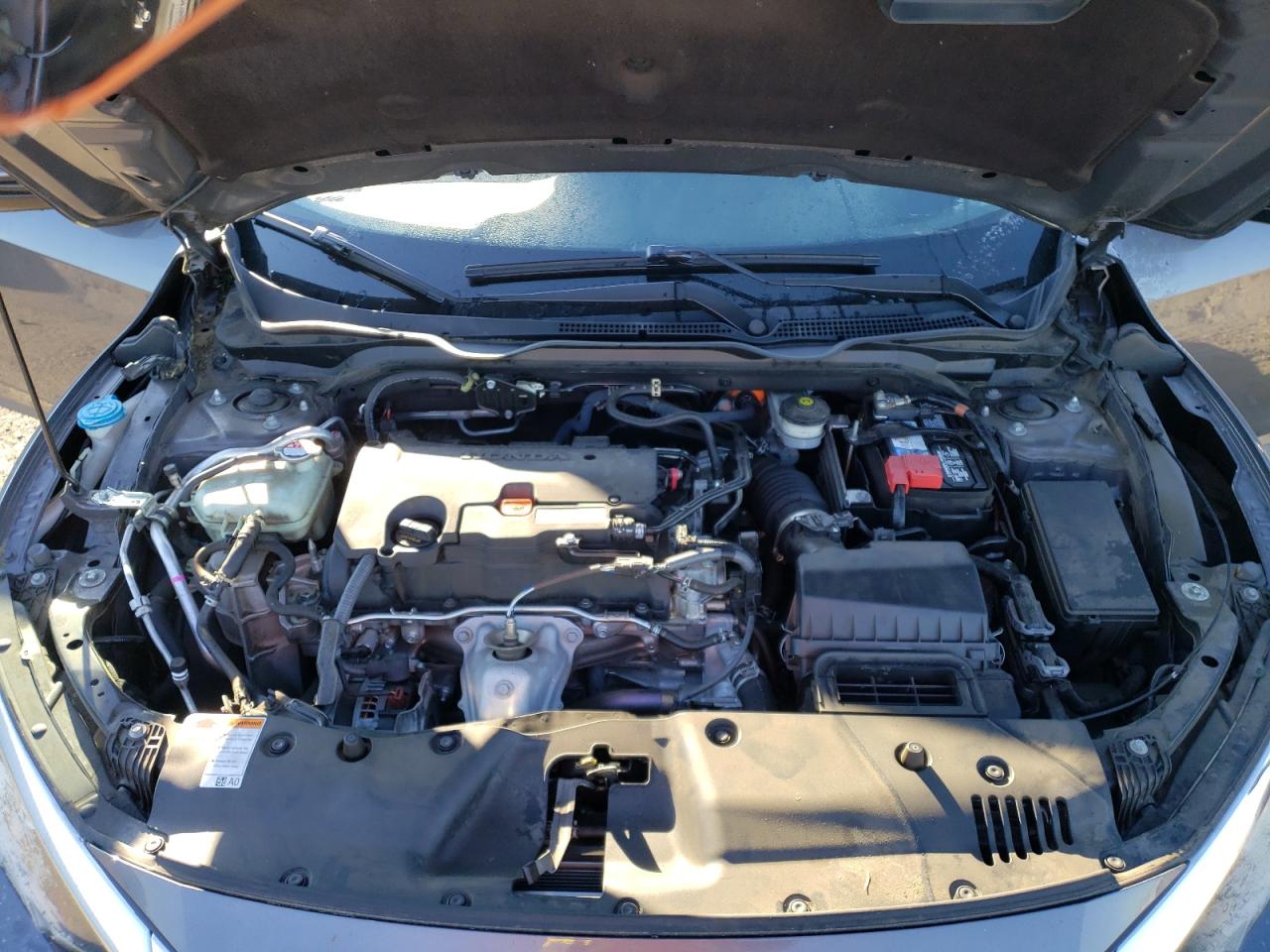 2018 Honda Civic VIN 2HGFC2F5XJH537599 Copart auction photo, side / rear end damage thumbnail 13