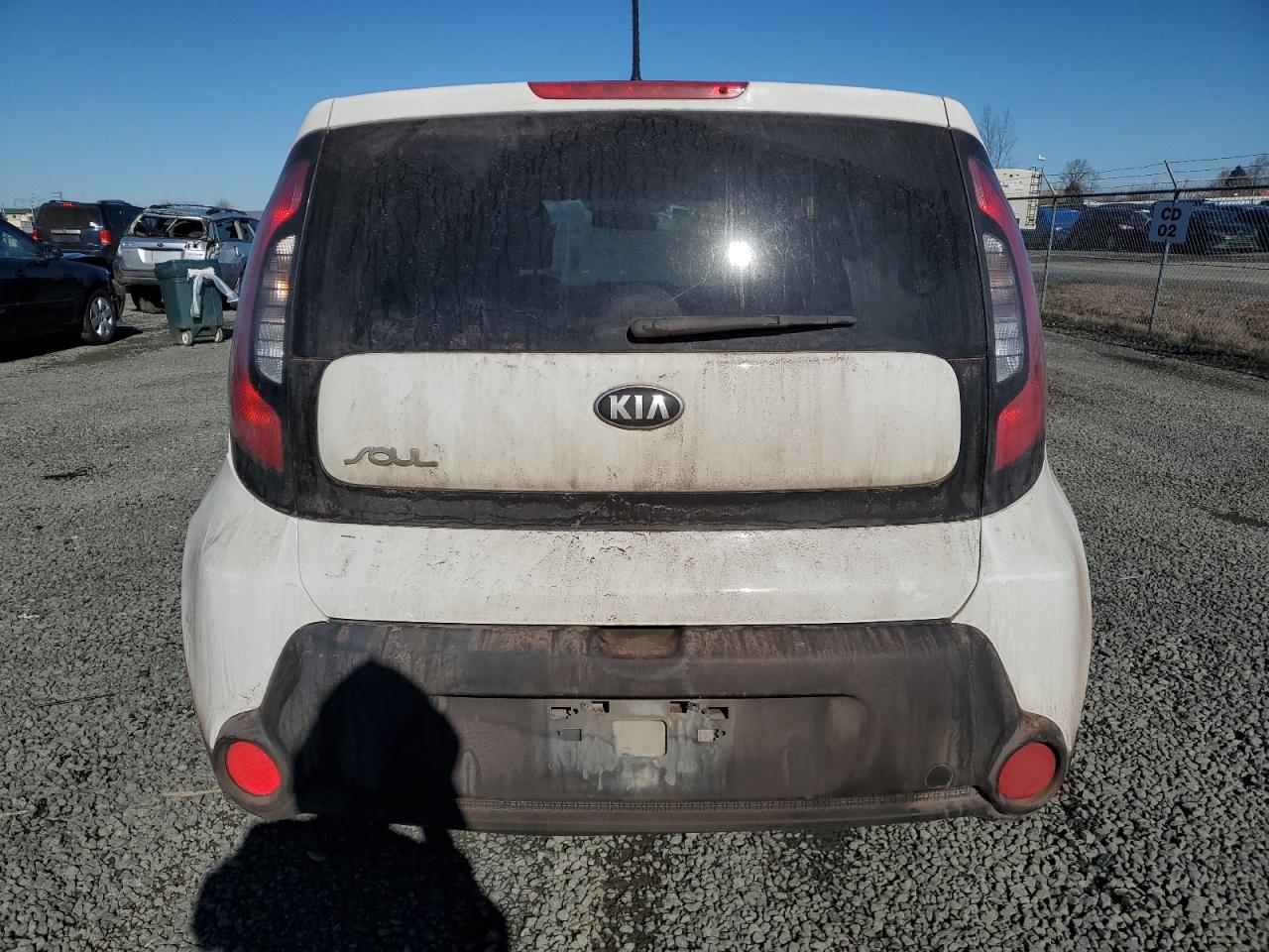 2016 KIA Soul VIN KNDJN2A21G7381182 Copart auction photo, side / front end damage thumbnail 6