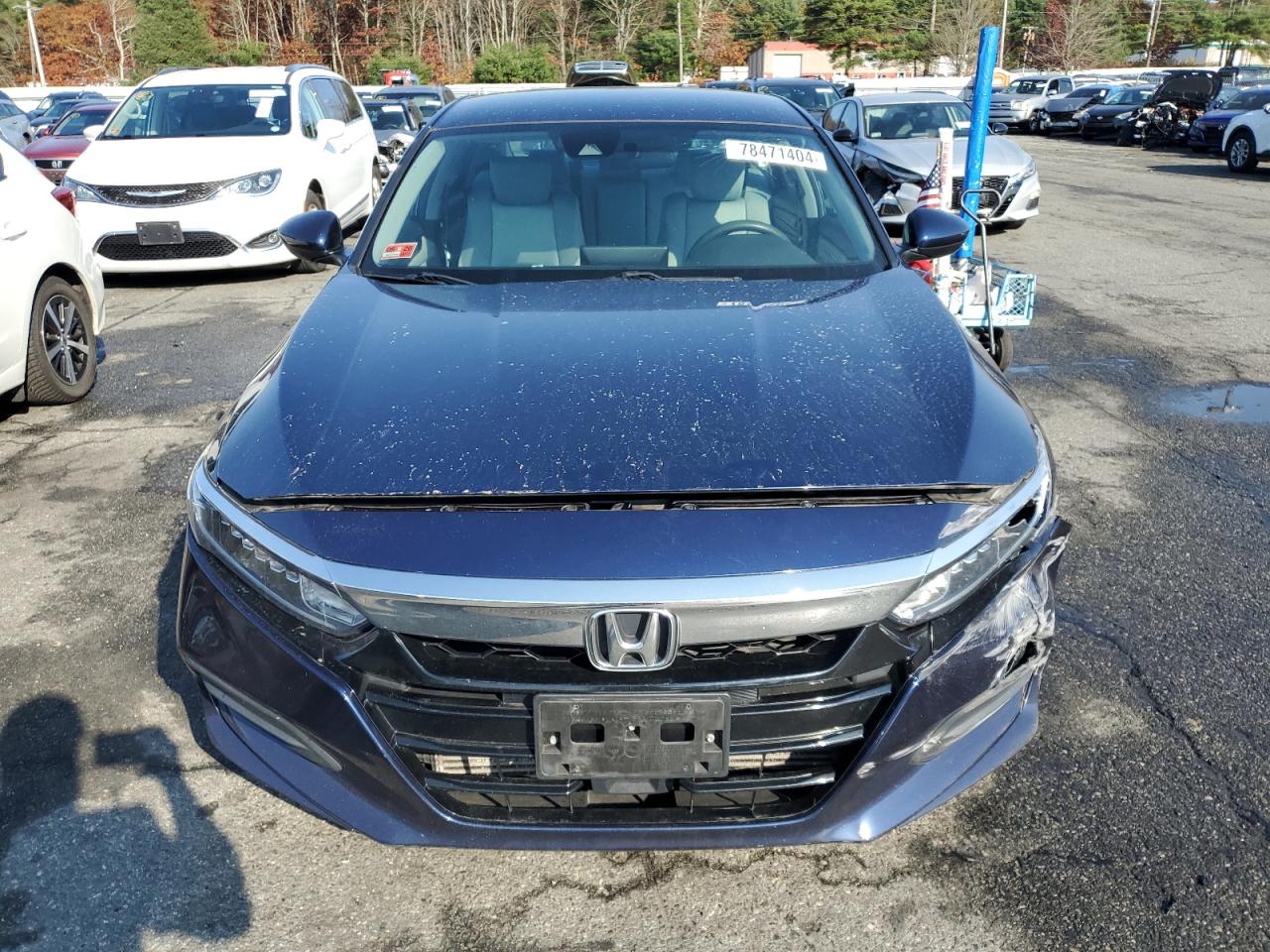 2019 Honda Accord VIN 1HGCV1F15KA044045 Copart auction photo, front end / minor dent/scratches damage thumbnail 5