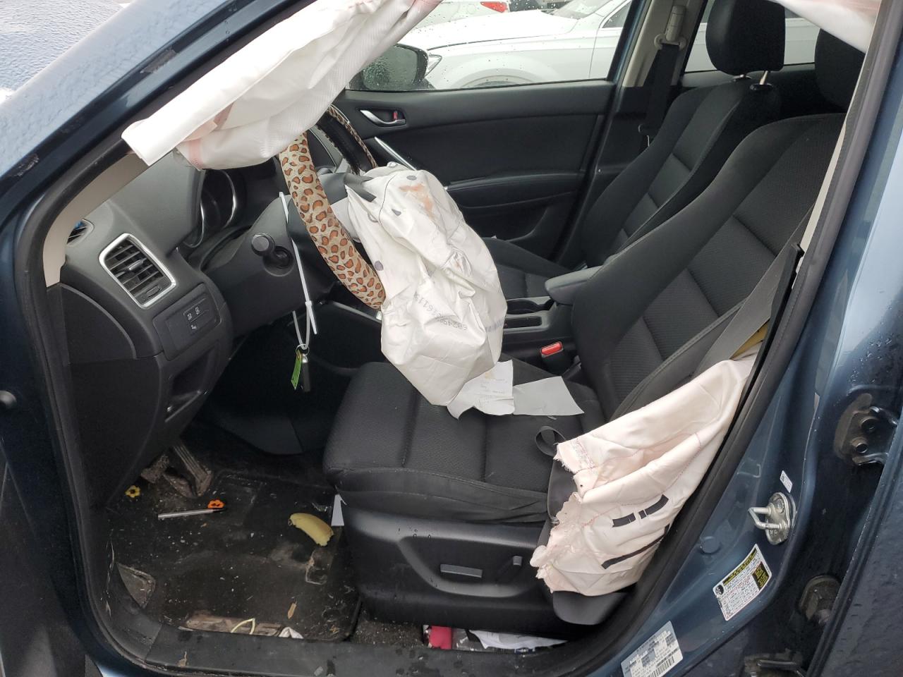 2016 Mazda CX-5 VIN JM3KE4CY0G0692913 Copart auction photo, front end / side damage thumbnail 7
