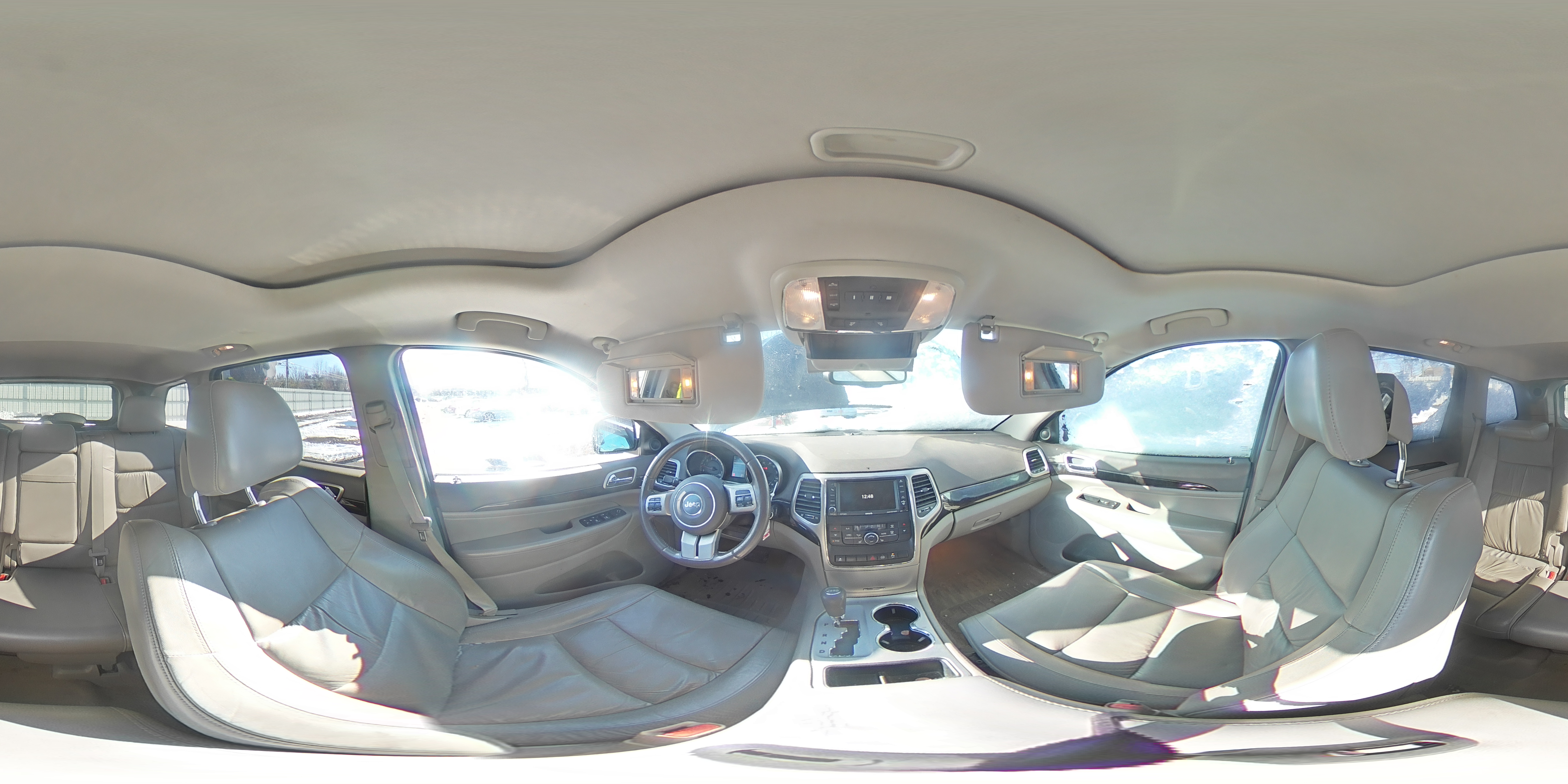 2012 Jeep Grand Cherokee VIN 1C4RJFAG2CC219239 Copart auction photo, rear end / front end damage thumbnail 14