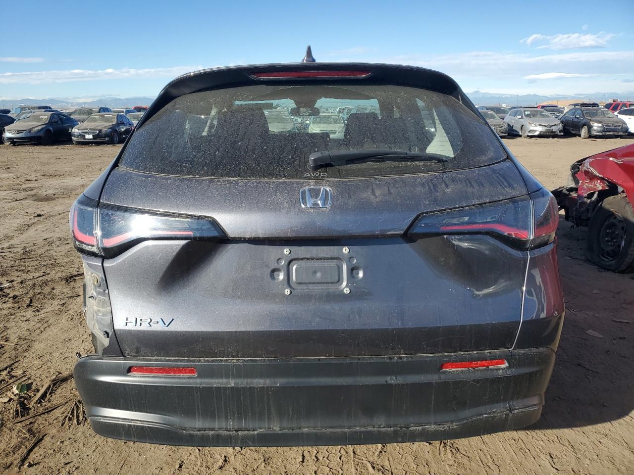 2023 Honda HR-V VIN 3CZRZ2H30PM744612 Copart auction photo, side / rear end damage thumbnail 6