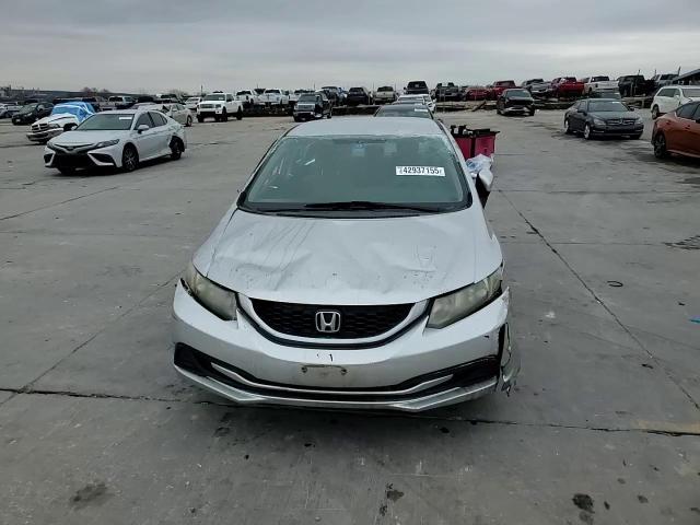 2015 Honda Civic VIN 19XFB2F57FE099757 Copart auction photo, front end / side damage thumbnail 11
