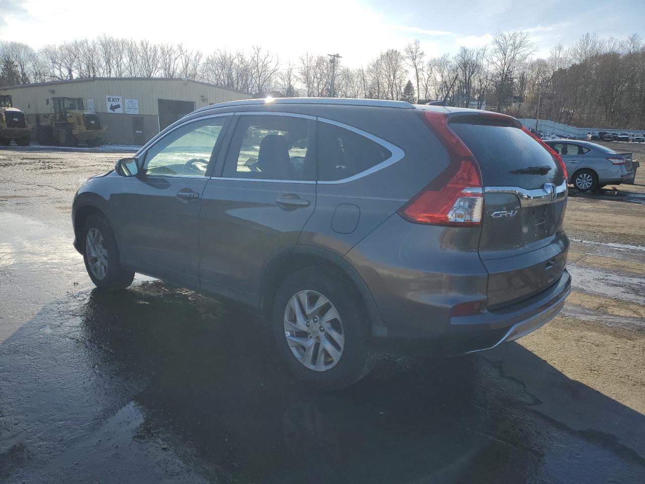 2015 Honda CR-V VIN 2HKRM4H74FH640583 Copart auction photo, front end / side damage thumbnail 2