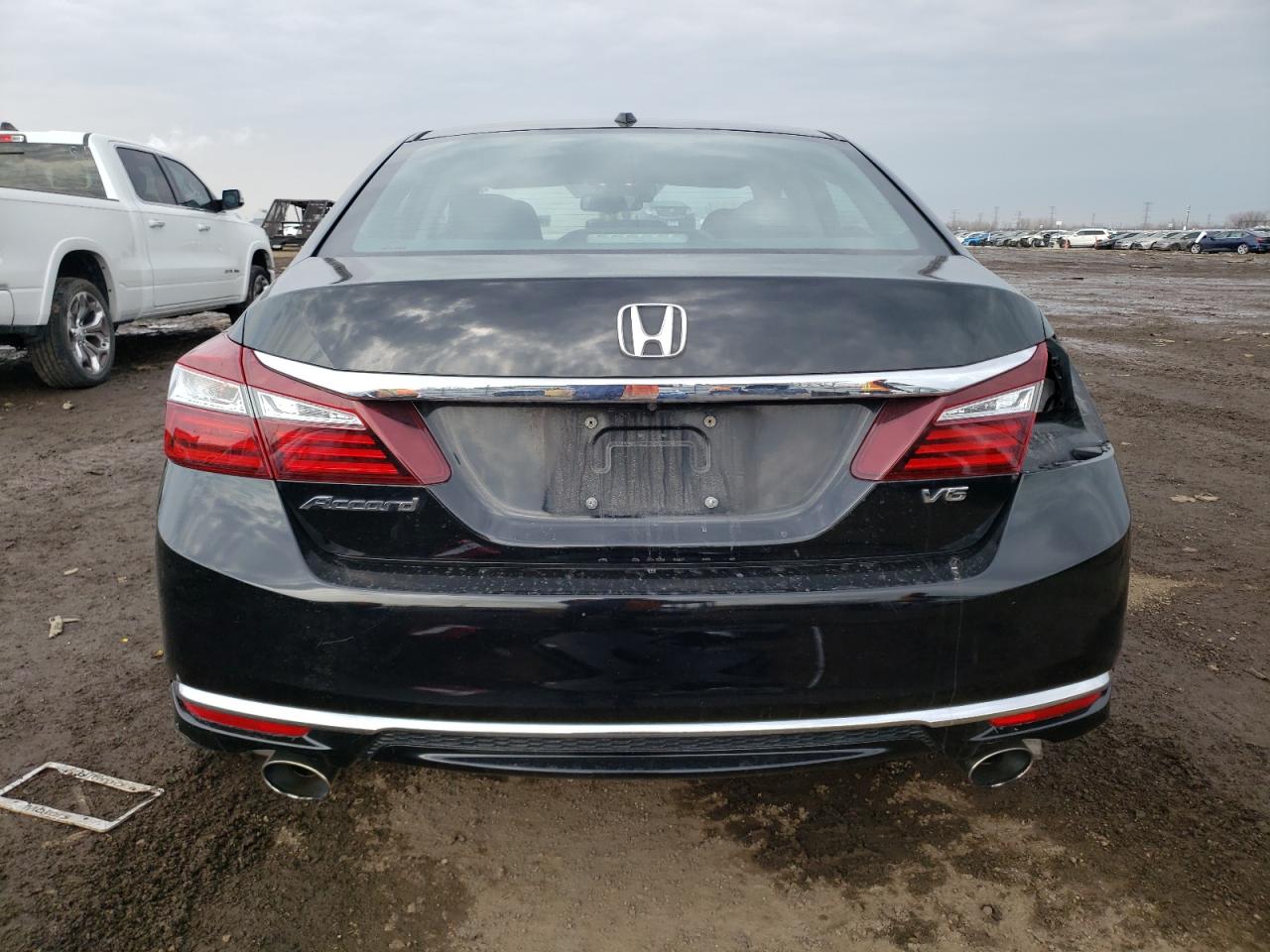 2016 Honda Accord VIN 1HGCR3F04GA002092 Copart auction photo, side / rear end damage thumbnail 6