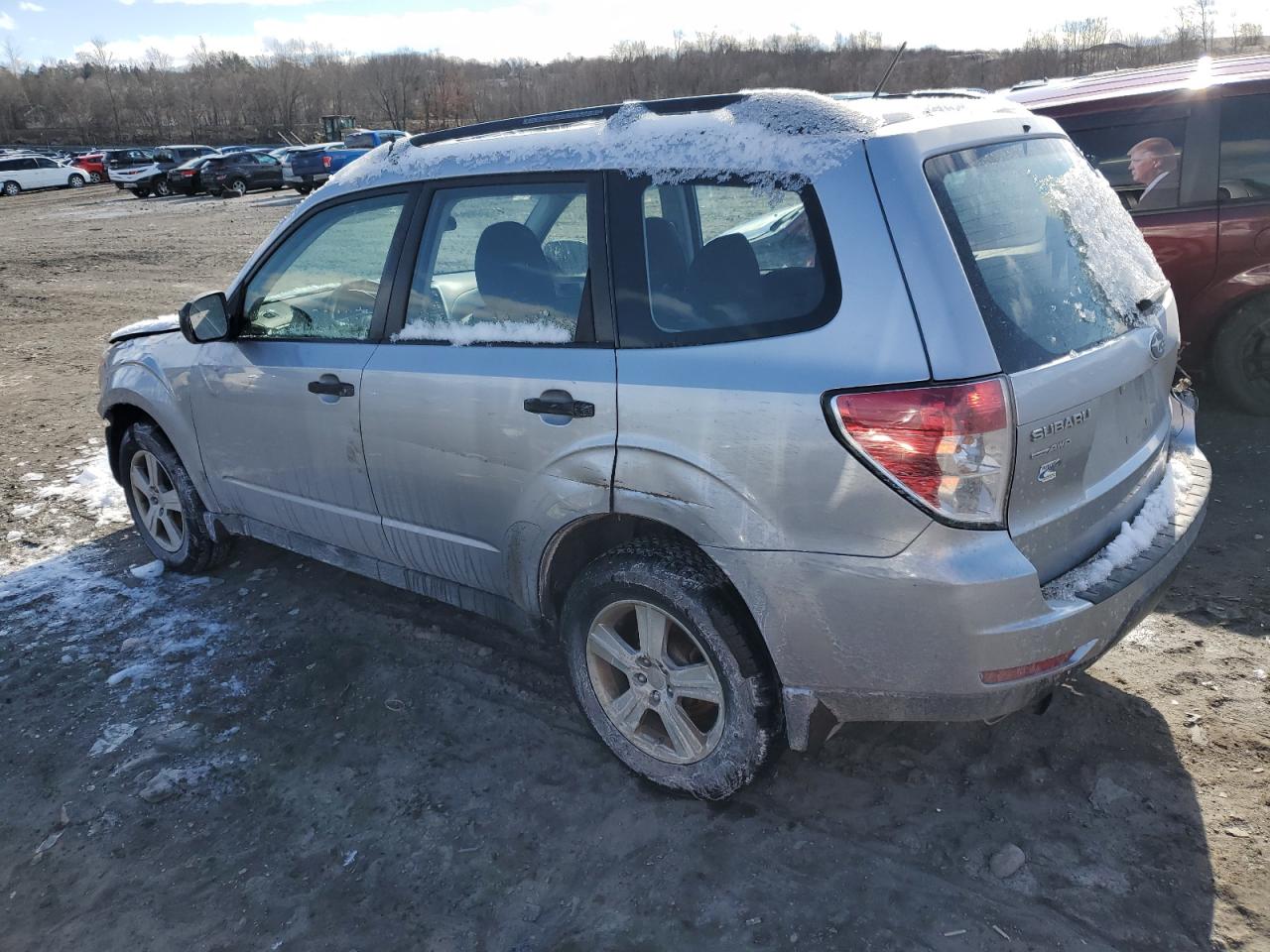 2013 Subaru Forester VIN JF2SHABCXDH424728 Copart auction photo, front end / side damage thumbnail 2