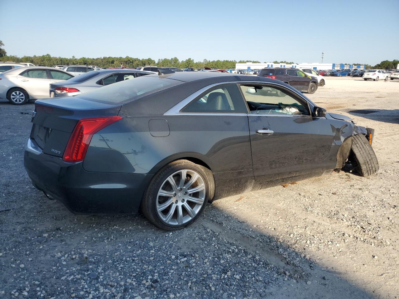 2015 Cadillac ATS VIN 1G6AG1RX6F0123027 Copart auction photo, front end damage thumbnail 3