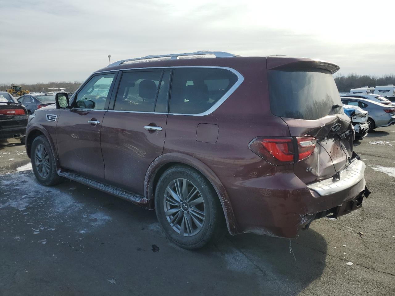 2021 Infiniti QX80 VIN JN8AZ2AE5M9272842 Copart auction photo, rear end damage thumbnail 2