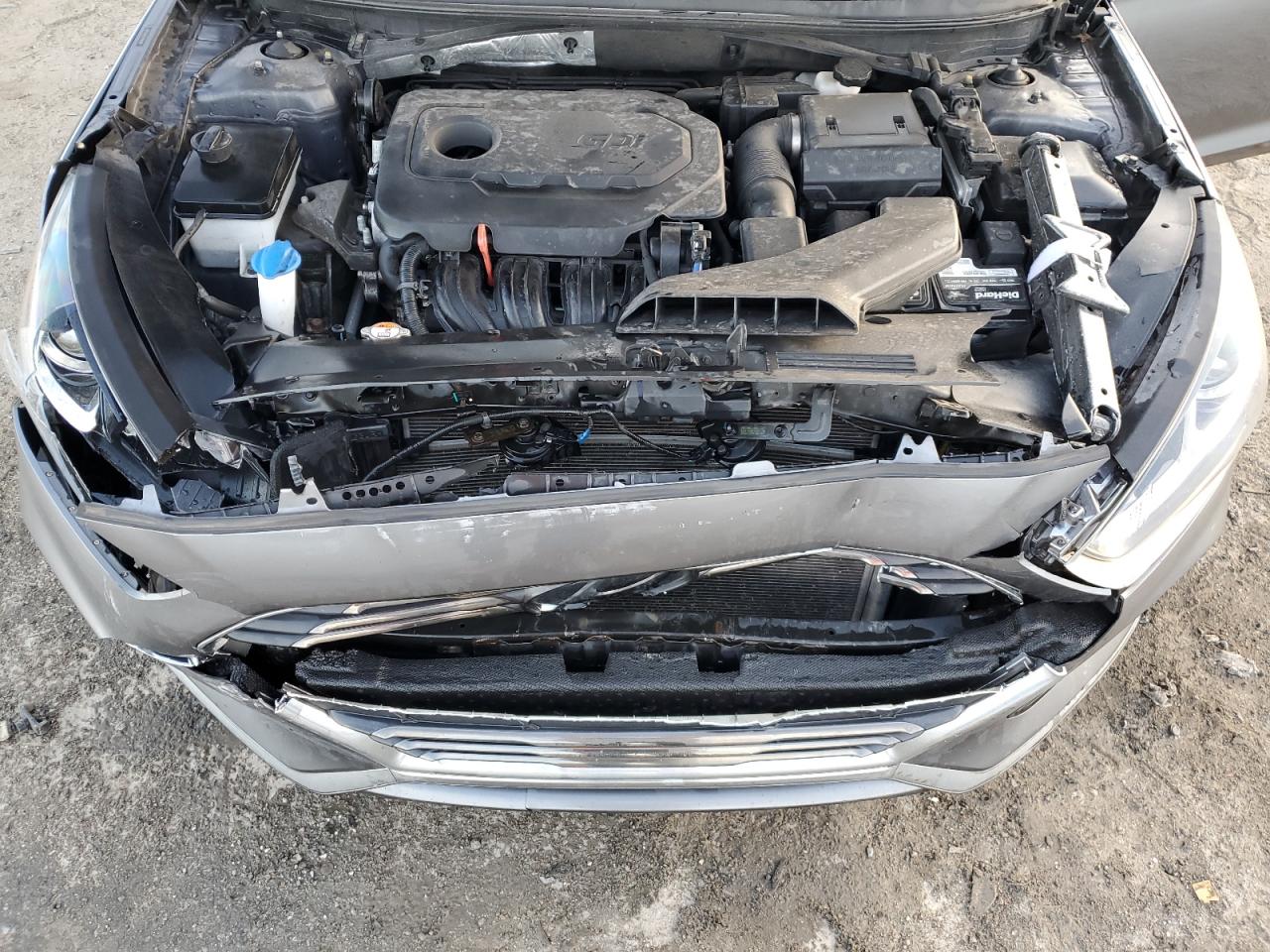 2018 Hyundai Sonata VIN 5NPE24AF5JH706489 Copart auction photo, front end / rear end damage thumbnail 11