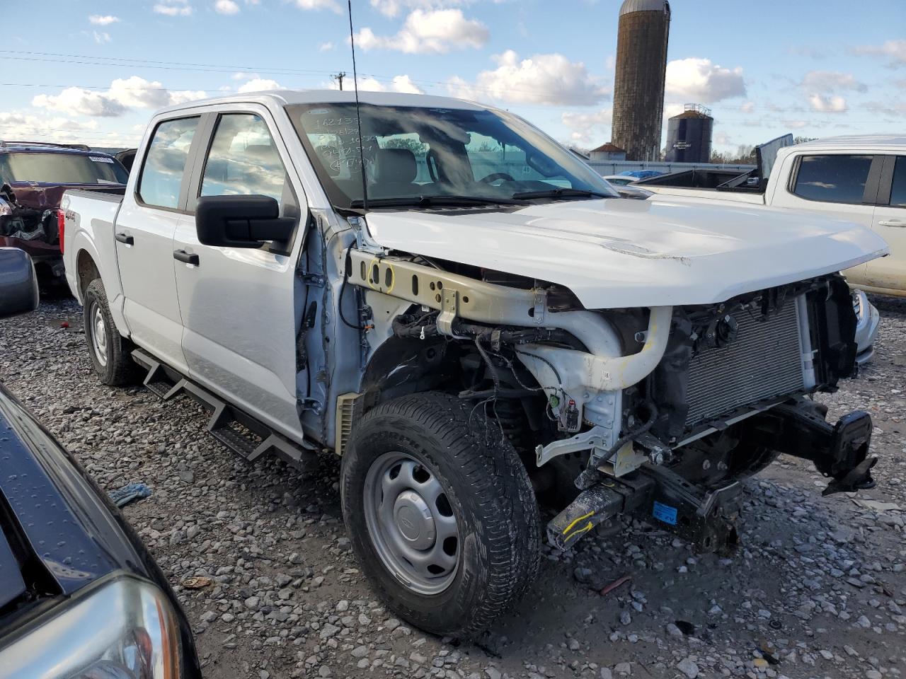 2023 Ford F-150 VIN 1FTFW1E52PKF74830 Copart auction photo, front end damage thumbnail 4