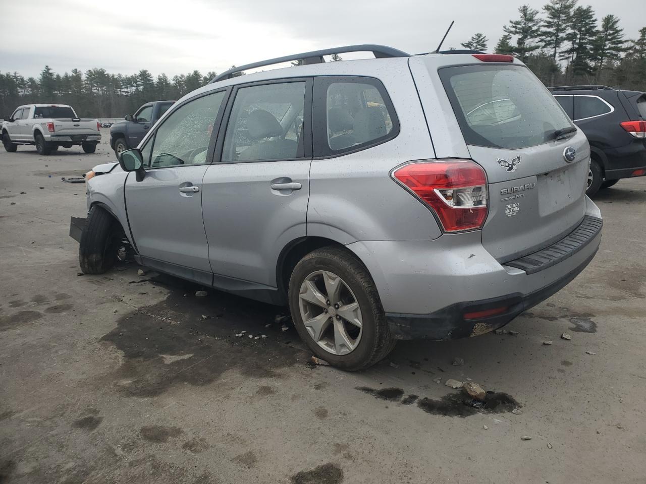 2015 Subaru Forester VIN JF2SJABC6FH496050 Copart auction photo, front end damage thumbnail 2