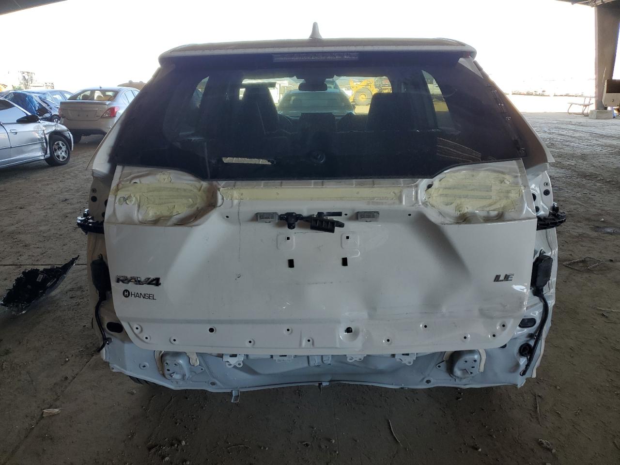 2024 Toyota RAV 4 VIN 2T3K1RFV2RC282195 Copart auction photo, rear end / front end damage thumbnail 6