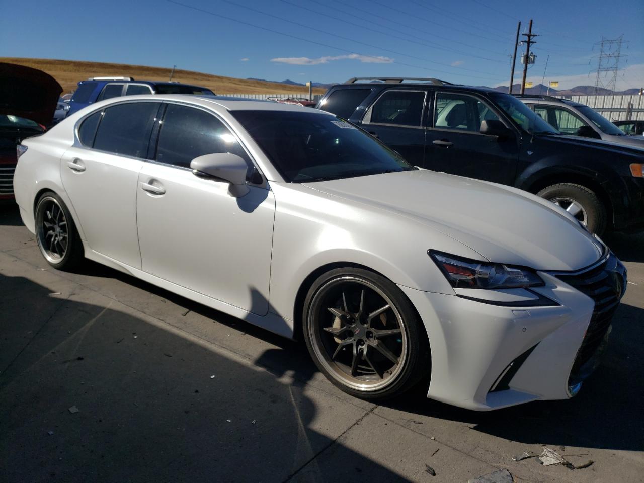 2016 Lexus GS VIN JTHCZ1BL4GA003311 Copart auction photo, front end / hail damage thumbnail 4