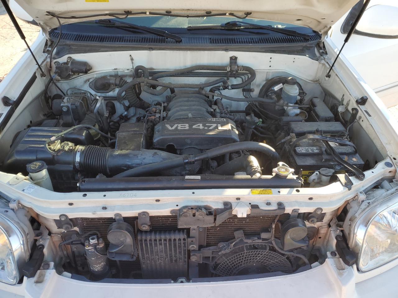 2005 Toyota Sequoia VIN 5TDZT38A85S245131 Copart auction photo, front end / side damage thumbnail 12