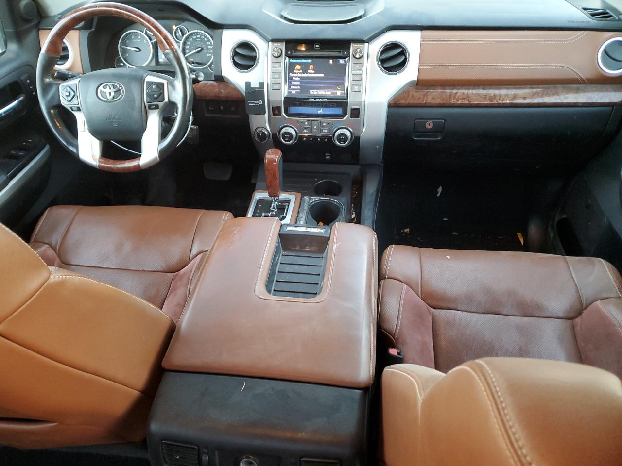2014 Toyota Tundra VIN 5TFAY5F19EX372381 Copart auction photo, side damage thumbnail 8
