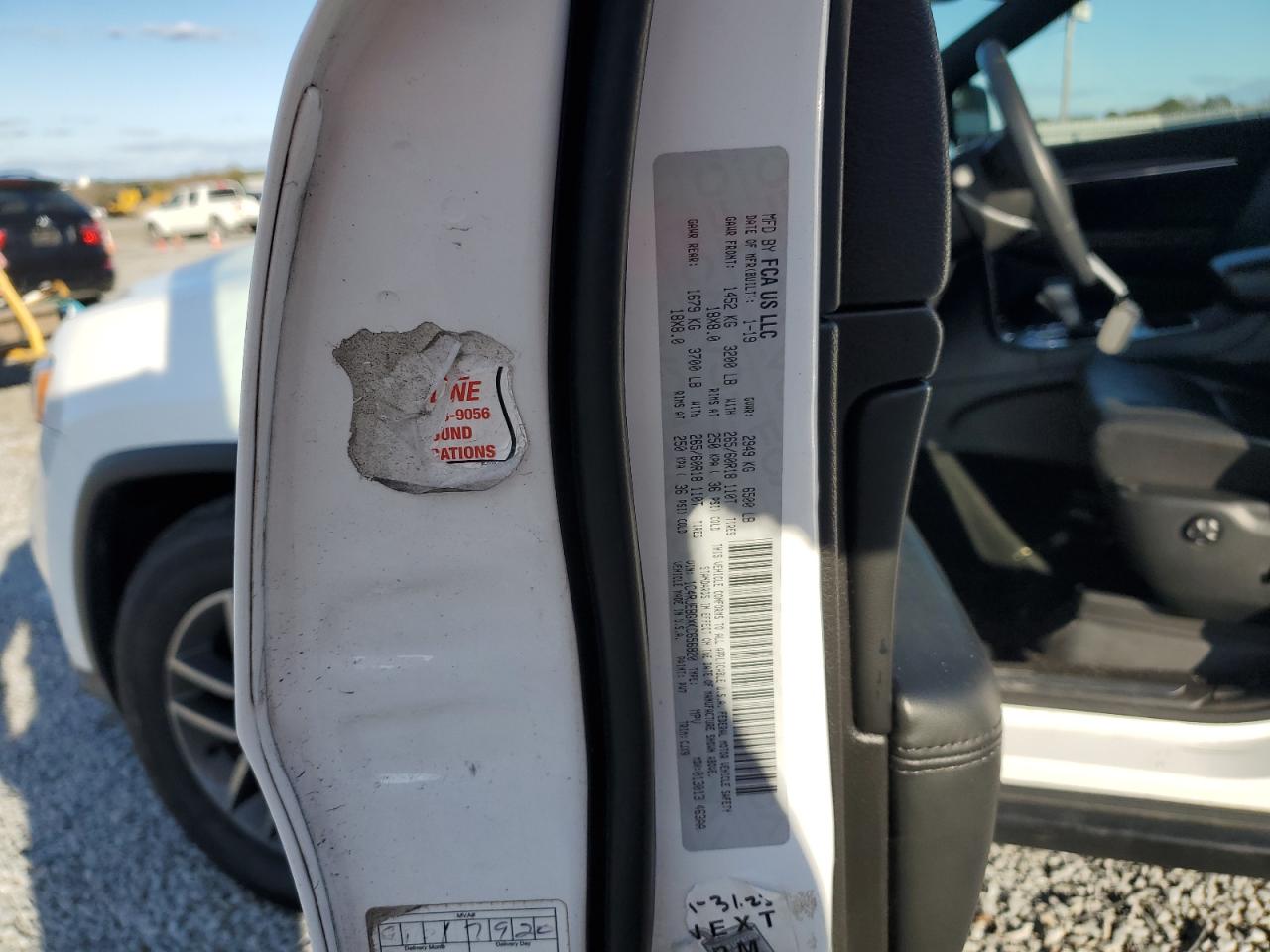 2019 Jeep Grand Cherokee VIN 1C4RJEBGXKC656820 Copart auction photo, front end damage thumbnail 15