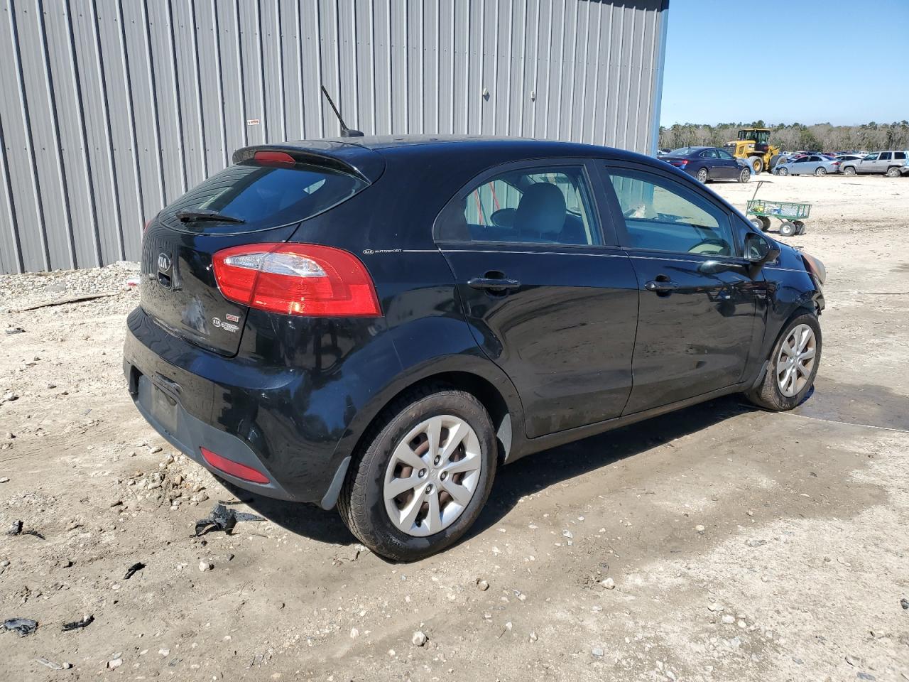 2013 KIA Rio VIN KNADM5A31D6207069 Copart auction photo, front end damage thumbnail 3