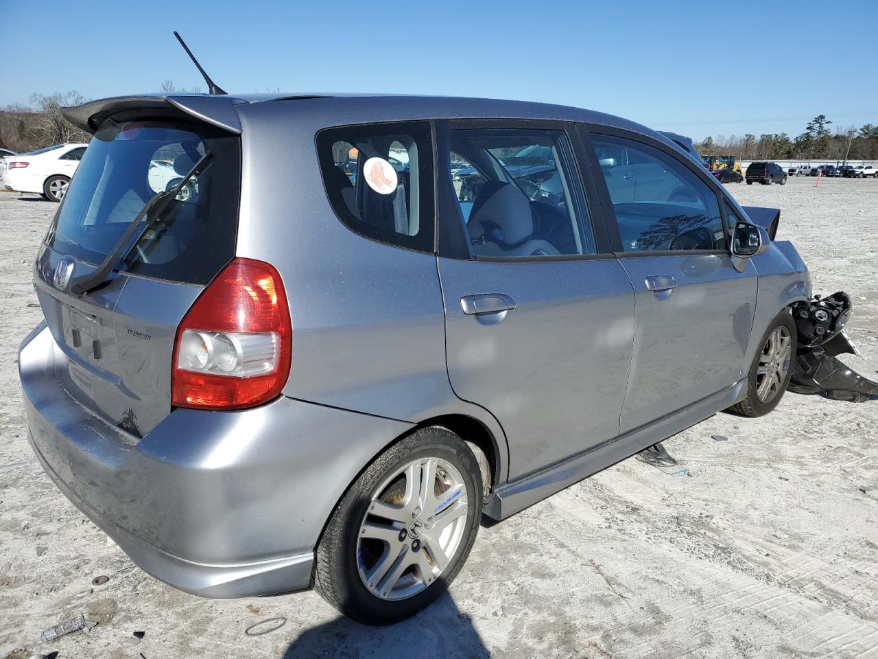 2008 Honda Fit VIN JHMGD386X8S027265 Copart auction photo, front end damage thumbnail 3